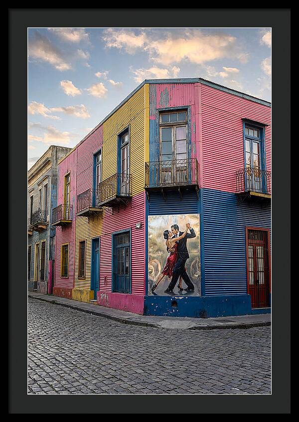 Buenos Aires Colorful Tango Scene