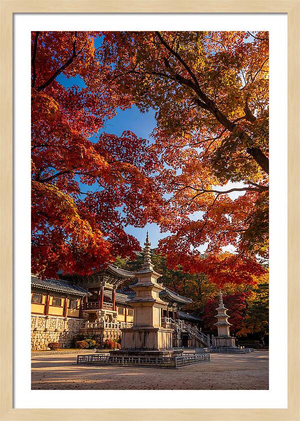 Bulguksa Temple In Autumn Glory
