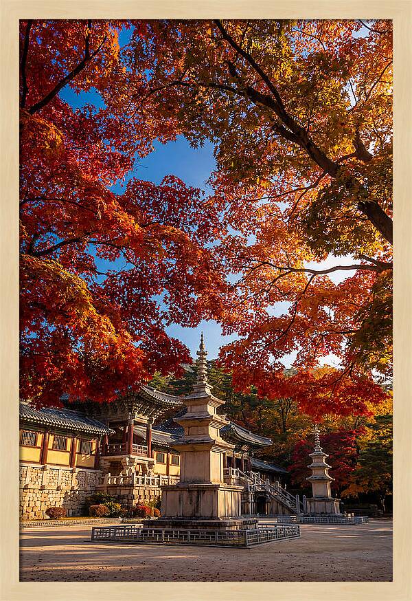 Bulguksa Temple In Autumn Glory