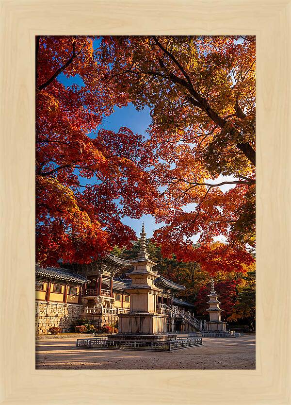 Bulguksa Temple In Autumn Glory