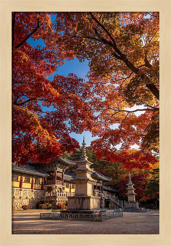Bulguksa Temple In Autumn Glory