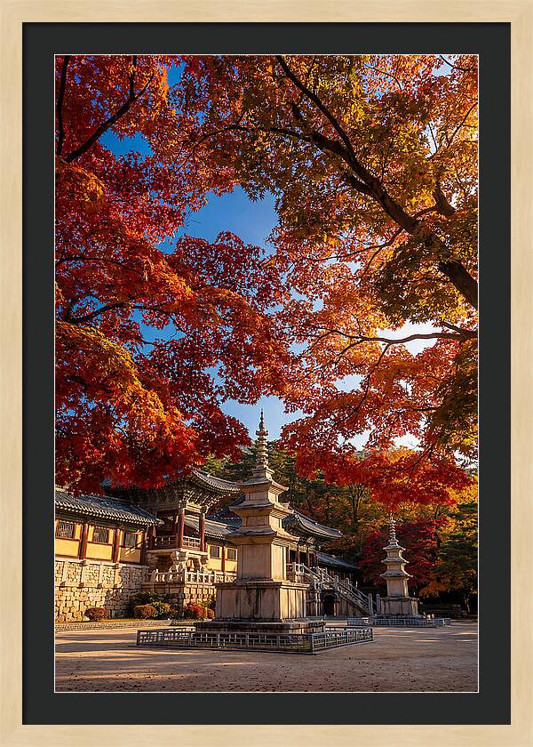 Bulguksa Temple In Autumn Glory