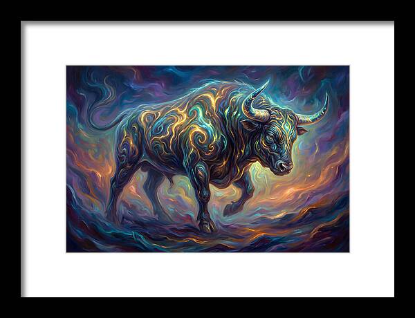 Bull In Motion