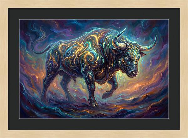 Bull In Motion