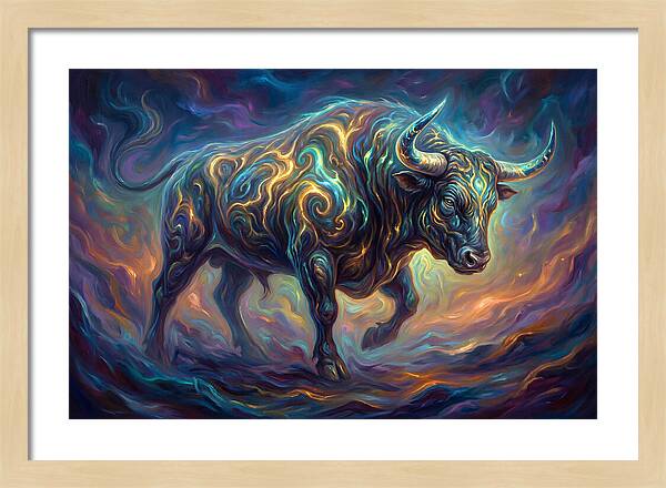 Bull In Motion