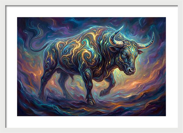Bull In Motion