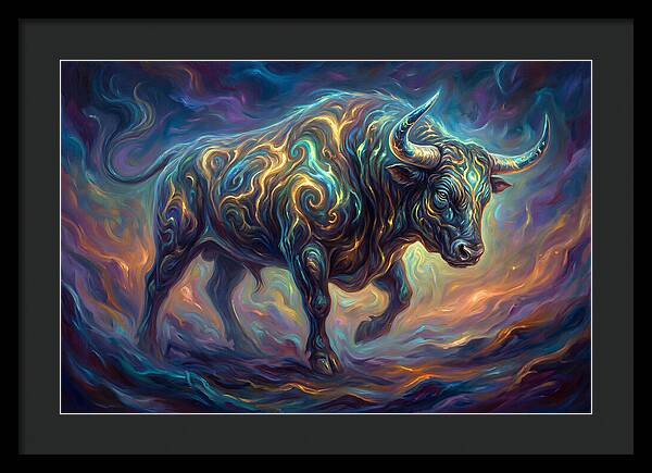 Bull In Motion