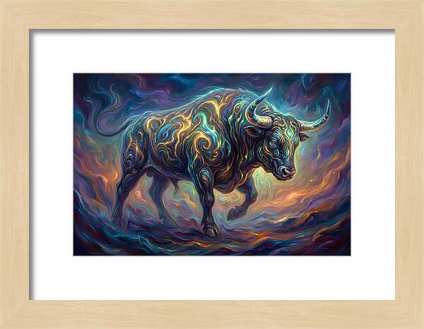 Bull In Motion
