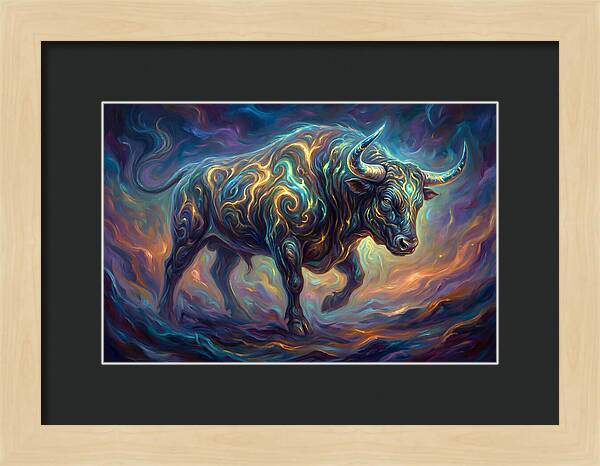 Bull In Motion
