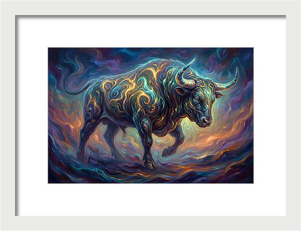 Bull In Motion