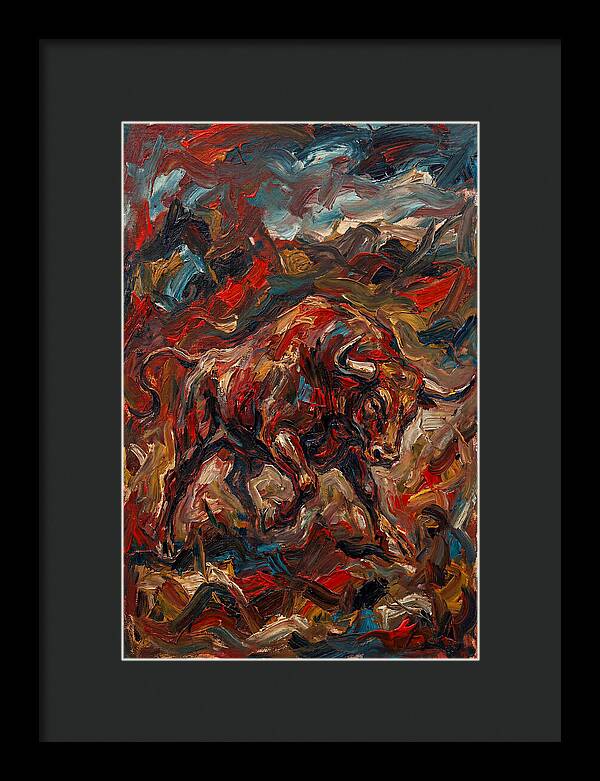 Bull In Motion