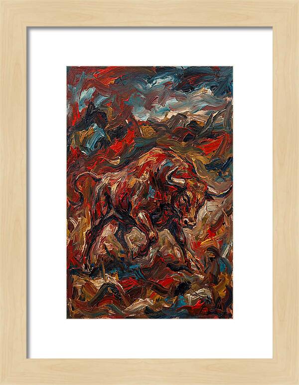 Bull In Motion