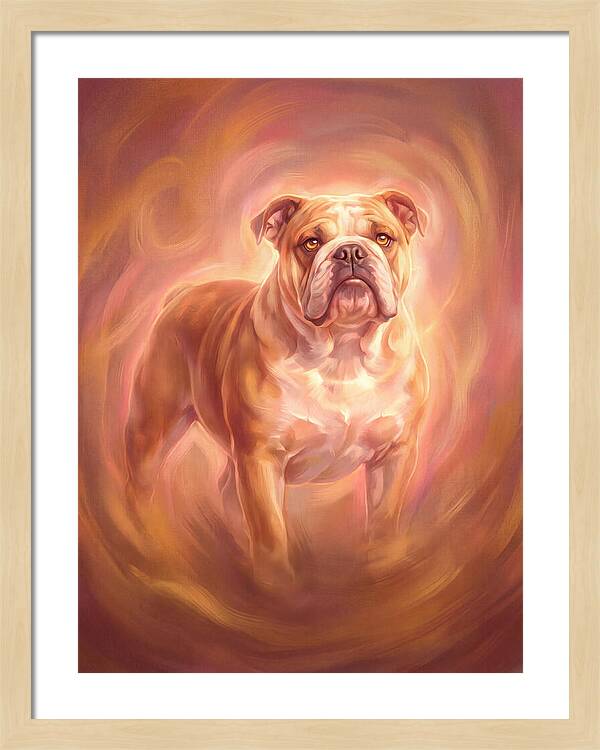 Bulldog In Glow