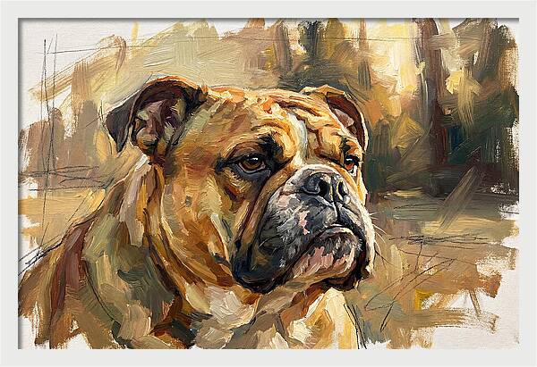 Bulldog In Natural Light