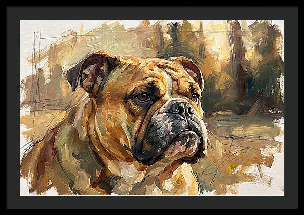 Bulldog In Natural Light