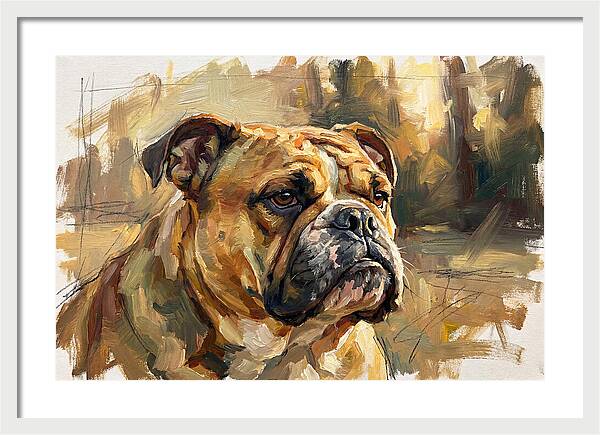 Bulldog In Natural Light