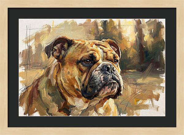 Bulldog In Natural Light