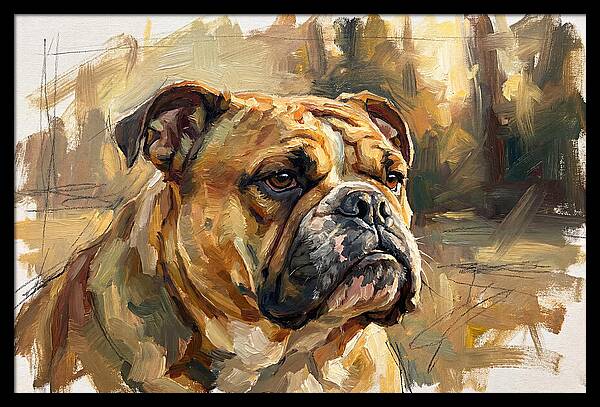 Bulldog In Natural Light