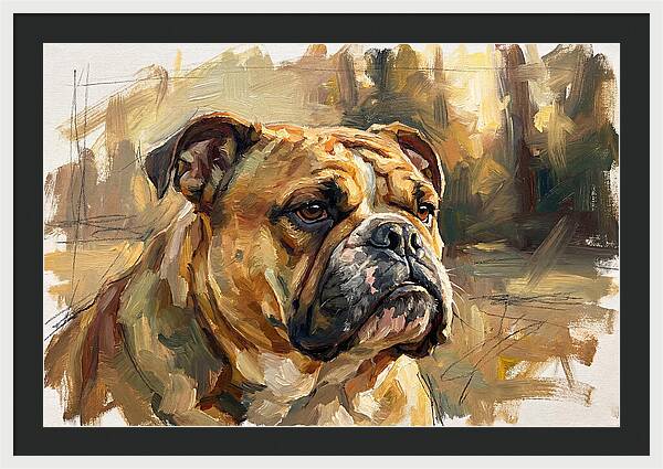 Bulldog In Natural Light