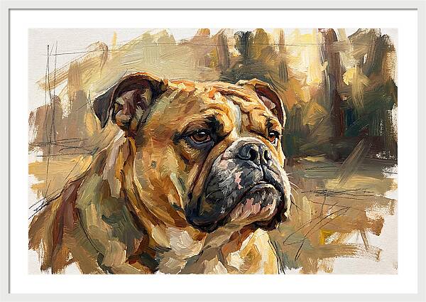 Bulldog In Natural Light