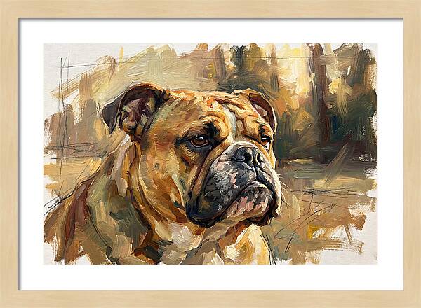 Bulldog In Natural Light