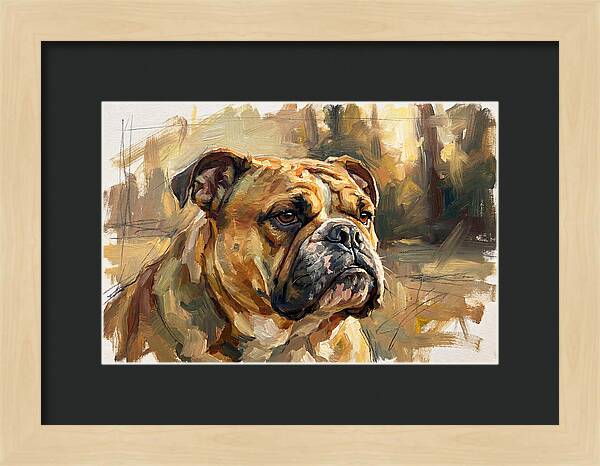 Bulldog In Natural Light