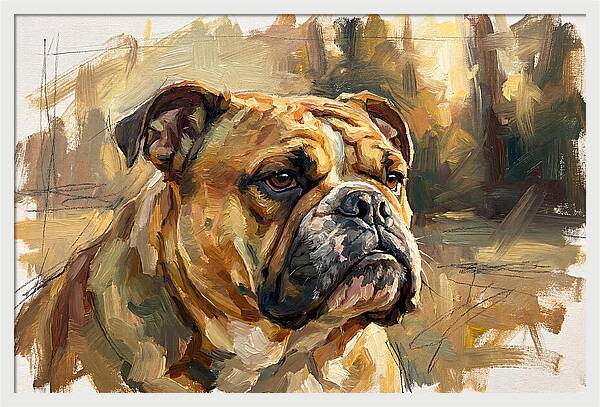 Bulldog In Natural Light
