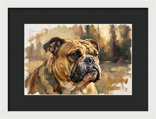 Bulldog In Natural Light