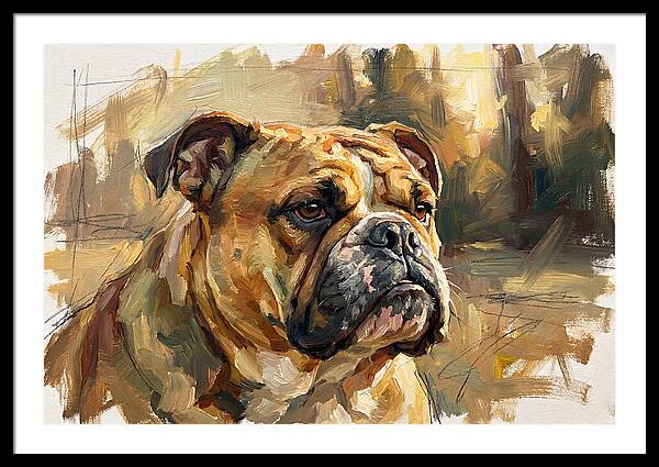 Bulldog In Natural Light