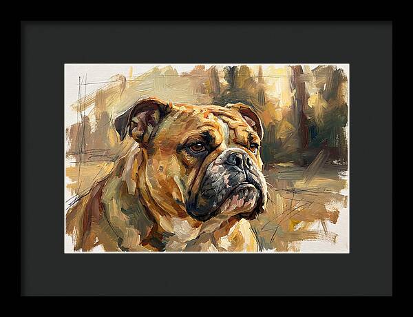 Bulldog In Natural Light