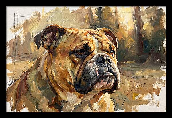 Bulldog In Natural Light