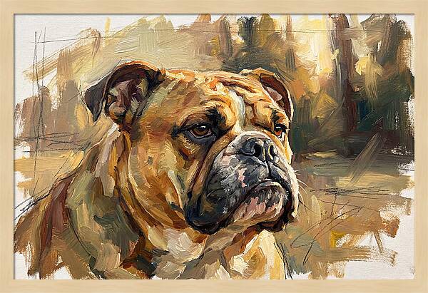 Bulldog In Natural Light
