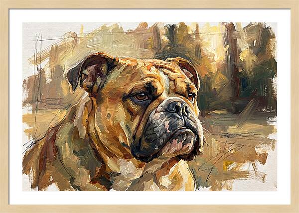 Bulldog In Natural Light