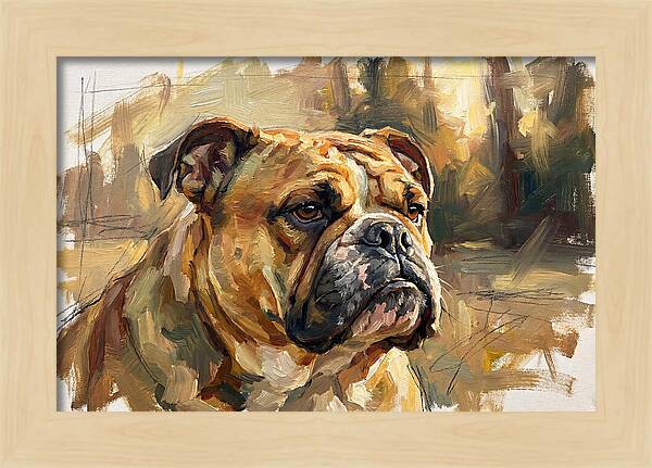 Bulldog In Natural Light