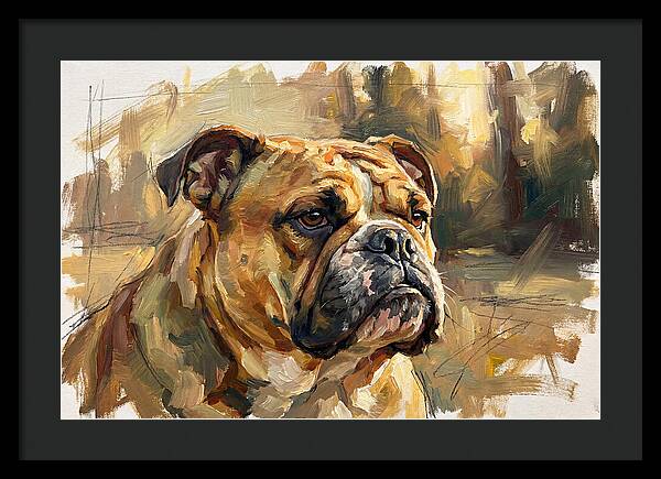 Bulldog In Natural Light