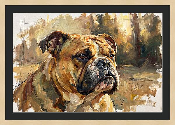 Bulldog In Natural Light