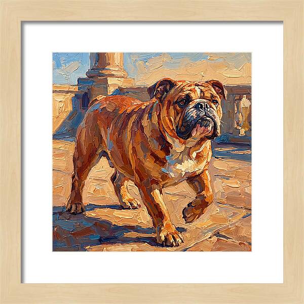 Bulldog In The Mediterranean Sun