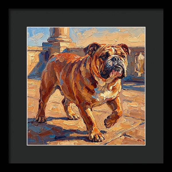 Bulldog In The Mediterranean Sun