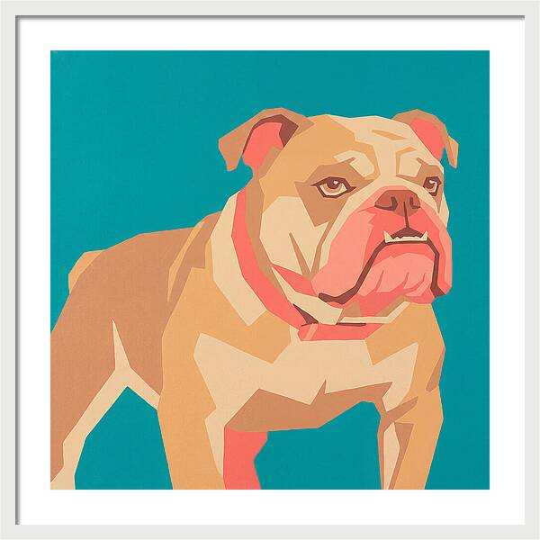 Bulldog Pop Art