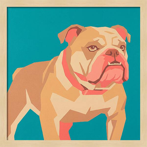 Bulldog Pop Art