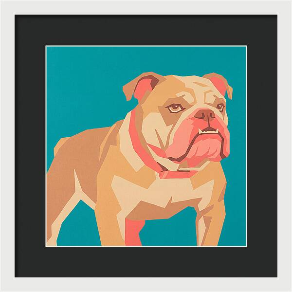 Bulldog Pop Art