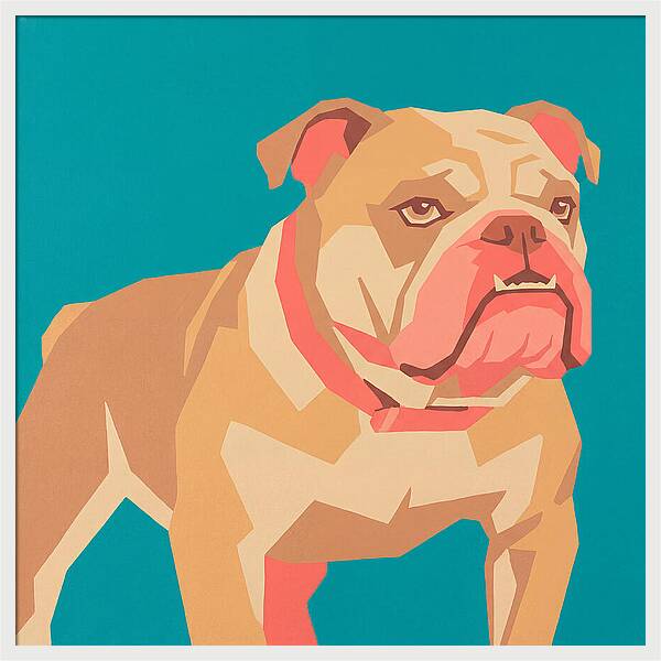Bulldog Pop Art