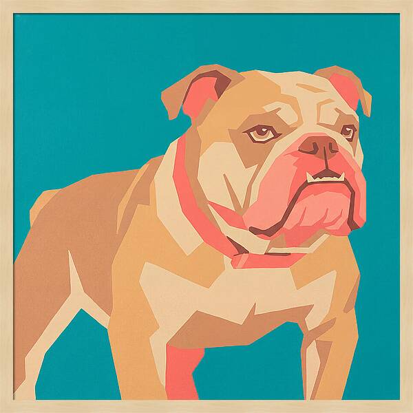 Bulldog Pop Art