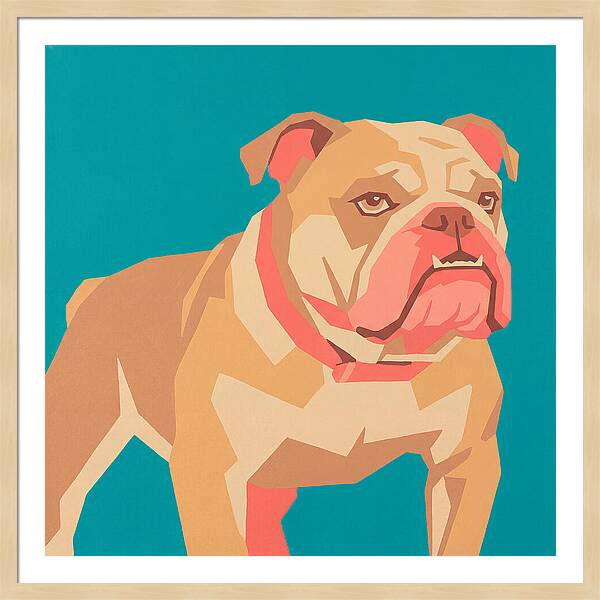 Bulldog Pop Art