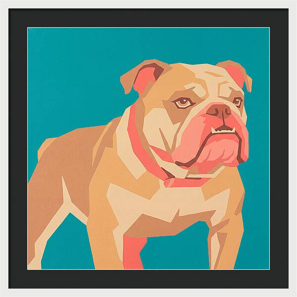 Bulldog Pop Art