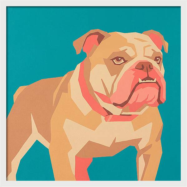 Bulldog Pop Art