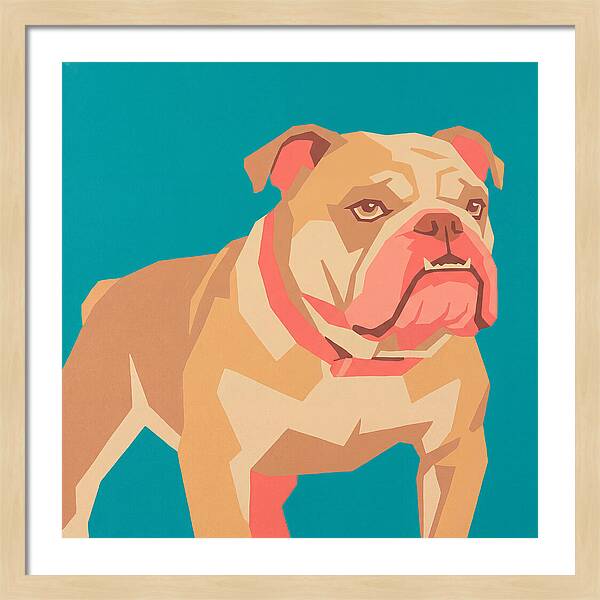 Bulldog Pop Art