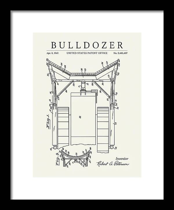 Bulldozer Minimalist Patent Us2485407a