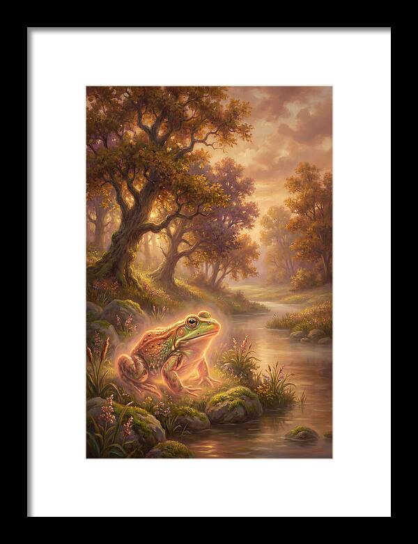 Bullfrog By The Stream
