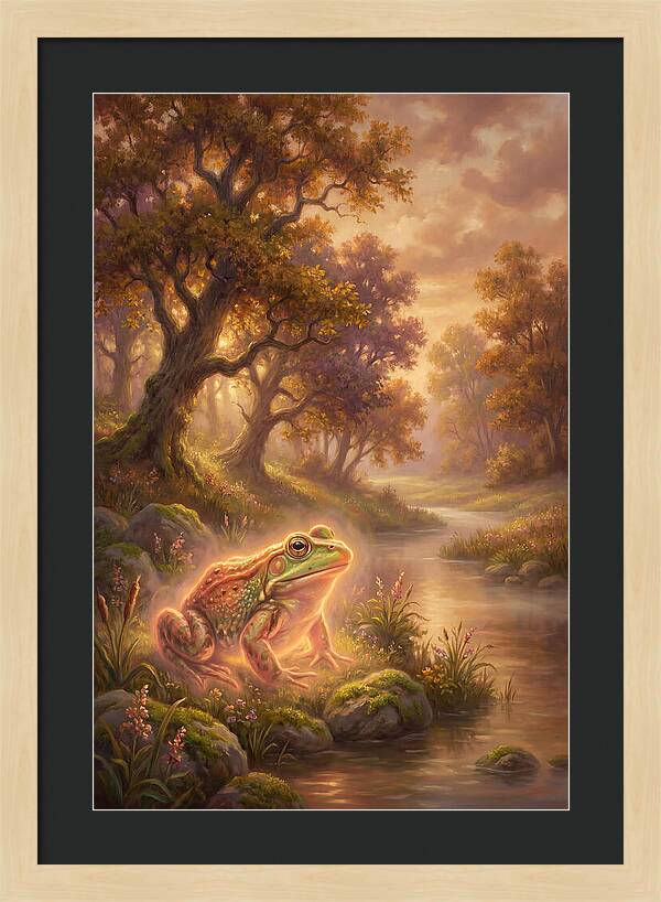 Bullfrog By The Stream